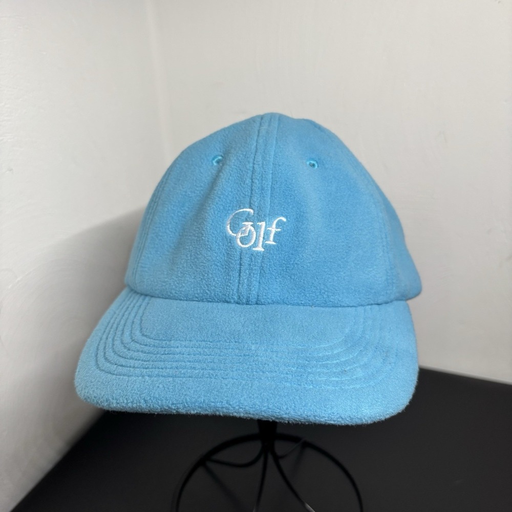 Golf Wang Polar Fleece Hat Baseball Cap Light Blue Adjustable Made in USA